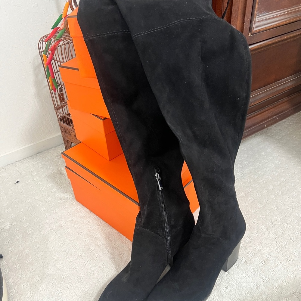 Marc Fisher Black Over-the-Knee Boots
